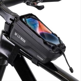 Wildman Torba rowerowa na ramę WILDMAN GX200 2L Czarna Uchwyt na telefon