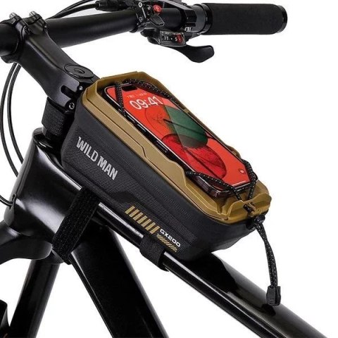 Wildman Torba rowerowa na ramę WILDMAN GX200 2L Piaskowa Uchwyt na telefon Wildman Torba rowerowa na ramę WILDMAN GX200 2L Piaskowa Uchwyt na telefon