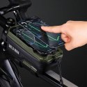 Wildman Torba rowerowa na ramę WILDMAN GX200 2L Piaskowa Uchwyt na telefon