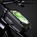 Wildman Torba rowerowa na ramę WILDMAN GX200 2L Zielona Uchwyt na telefon