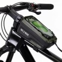 Wildman Torba rowerowa na ramę WILDMAN GX200 2L Zielona Uchwyt na telefon