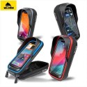 Wildman Torba rowerowa na ramę Wildman ES16 Czarna z okienkiem na telefon 0,5L