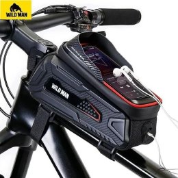 Wildman Torba rowerowa na ramę Wildman M M30 Czarna wodoodporna 1L