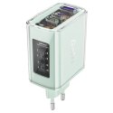 Acefast Ładowarka sieciowa Acefast A45 GaN 65W 3 porty (1xUSB, 2xUSB-C) zielona