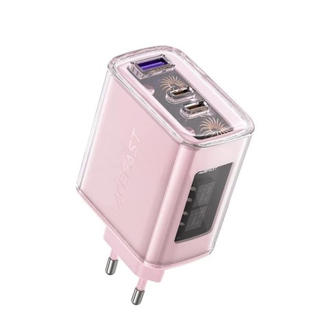 Acefast Ładowarka sieciowa Acefast A45 GaN 65W 3 porty USB (1xUSB, 2xUSB-C) fioletowa Acefast Ładowarka sieciowa Acefast A45 GaN 65W 3 porty USB (1xUSB, 2xUSB-C) fioletowa