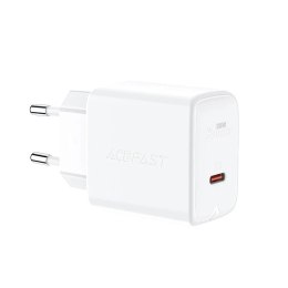 Acefast Ładowarka sieciowa biała Acefast GaN 30W USB-C PD QC 3.0 White