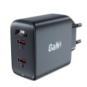 Acefast Ładowarka sieciowa czarna GaN 35W PD 2x USB C Acefast A49 - szybka i bezpieczna