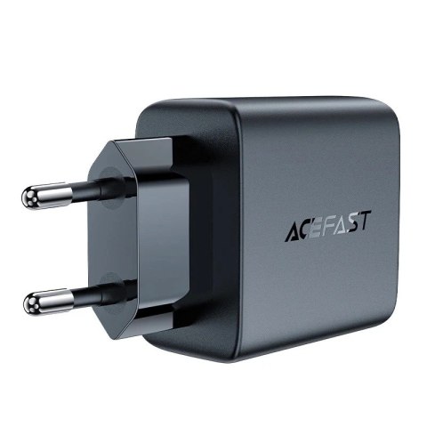 Acefast Ładowarka sieciowa czarna GaN 35W PD 2x USB C Acefast A49 - szybka i bezpieczna Acefast Ładowarka sieciowa czarna GaN 35W PD 2x USB C Acefast A49 - szybka i bezpieczna