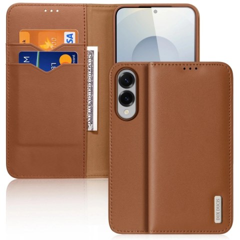 Dux Ducis Etui do Samsung Galaxy S25 Edge Dux Ducis Hivo Skórzane Brązowe Dux Ducis Etui do Samsung Galaxy S25 Edge Dux Ducis Hivo Skórzane Brązowe