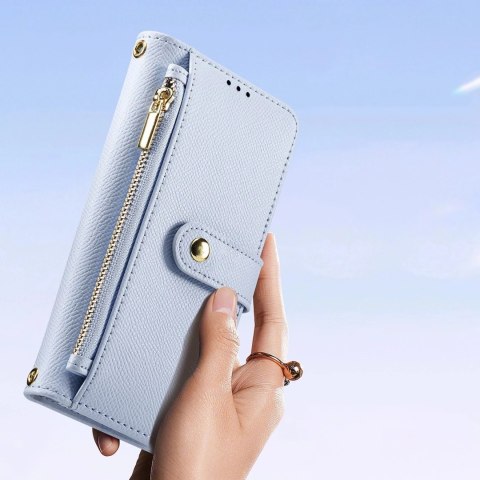 Dux Ducis Etui do iPhone 15 Pro Dux Ducis Lawa Wallet Mag Skórzane Niebieskie Dux Ducis Etui do iPhone 15 Pro Dux Ducis Lawa Wallet Mag Skórzane Niebieskie