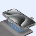 Dux Ducis Etui do iPhone 15 Pro Dux Ducis Lawa Wallet Mag Skórzane Szare