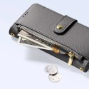Dux Ducis Etui do iPhone 15 Pro Dux Ducis Lawa Wallet Mag Skórzane Szare