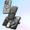 Dux Ducis Etui do iPhone 15 Pro Dux Ducis Lawa Wallet Skórzane Mag Czarny