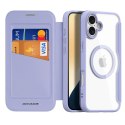 Dux Ducis Etui do iPhone 16 Dux Ducis Skin X Pro MagSafe Klapka Fioletowe
