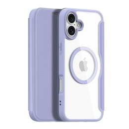 Dux Ducis Etui do iPhone 16 Dux Ducis Skin X Pro MagSafe Klapka Fioletowe