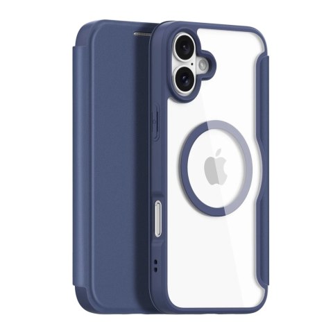 Dux Ducis Etui do iPhone 16 Dux Ducis Skin X Pro MagSafe Klapka Niebieskie