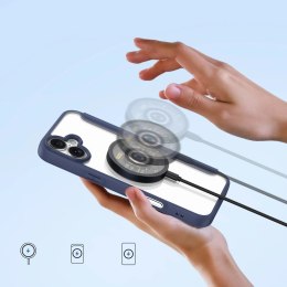 Dux Ducis Etui do iPhone 16 Dux Ducis Skin X Pro MagSafe Klapka Niebieskie