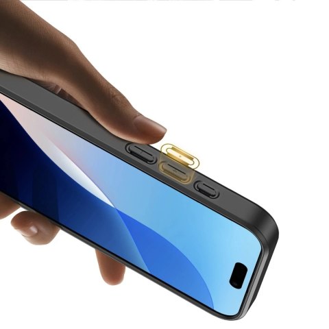 Dux Ducis Etui do iPhone 16 Pro Dux Ducis Rafi II Mag MagSafe z RFID Czarne Dux Ducis Etui do iPhone 16 Pro Dux Ducis Rafi II Mag MagSafe z RFID Czarne