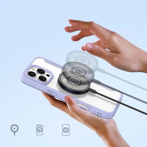Dux Ducis Etui do iPhone 16 Pro Dux Ducis Skin X Pro MagSafe Fioletowe Dux Ducis Etui do iPhone 16 Pro Dux Ducis Skin X Pro MagSafe Fioletowe