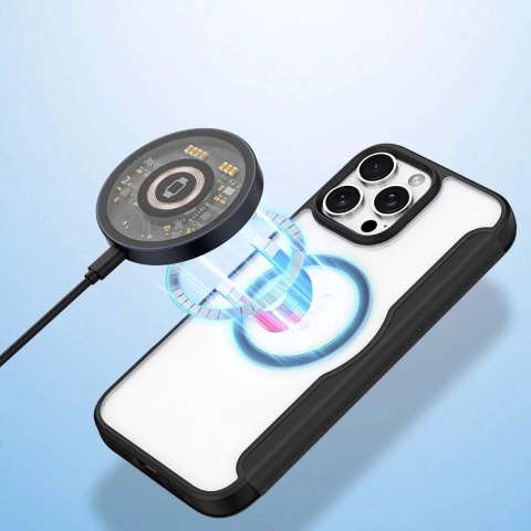 Dux Ducis Etui do iPhone 16 Pro Dux Ducis Skin X Pro MagSafe Klapka Czarne Dux Ducis Etui do iPhone 16 Pro Dux Ducis Skin X Pro MagSafe Klapka Czarne