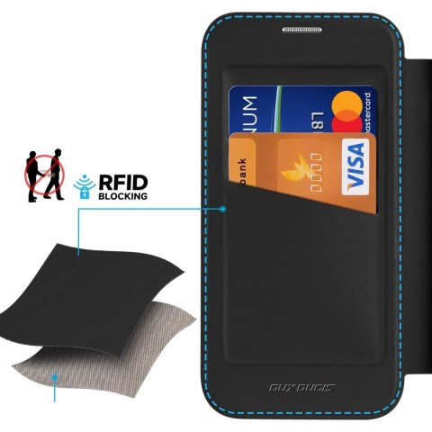 Dux Ducis Etui do iPhone 16 Pro Dux Ducis Skin X Pro MagSafe Klapka Czarne Dux Ducis Etui do iPhone 16 Pro Dux Ducis Skin X Pro MagSafe Klapka Czarne