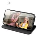 Dux Ducis Etui do iPhone 16 Pro Max Dux Ducis Hivo Skórzane z RFID Czarne