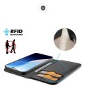 Dux Ducis Etui do iPhone 16 Pro Max Dux Ducis Hivo Skórzane z RFID Czarne