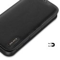 Dux Ducis Etui do iPhone 16 Pro Max Dux Ducis Hivo Skórzane z RFID Czarne