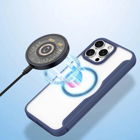 Dux Ducis Etui do iPhone 16 Pro Max Dux Ducis Skin X Pro MagSafe Niebieskie Dux Ducis Etui do iPhone 16 Pro Max Dux Ducis Skin X Pro MagSafe Niebieskie