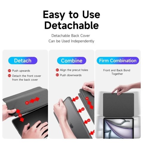 Dux Ducis Etui ochronne z miejscem na rysik do iPad Air 13 (2024) DUX DUCIS Magi czarne Dux Ducis Etui ochronne z miejscem na rysik do iPad Air 13 (2024) DUX DUCIS Magi czarne