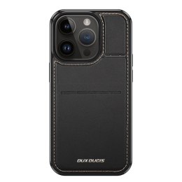 Dux Ducis Etui portfel Dux Ducis Rafi Mag z podstawką 3w1 do iPhone 13 Pro z MagSafe i blokadą RFID - czarne