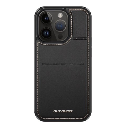 Dux Ducis Etui portfel Dux Ducis Rafi Mag z podstawką 3w1 do iPhone 13 Pro z MagSafe i blokadą RFID - czarne Dux Ducis Etui portfel Dux Ducis Rafi Mag z podstawką 3w1 do iPhone 13 Pro z MagSafe i blokadą RFID - czarne
