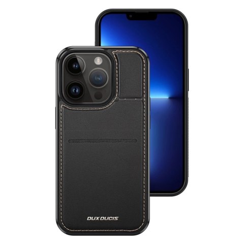 Dux Ducis Etui portfel Dux Ducis Rafi Mag z podstawką 3w1 do iPhone 13 Pro z MagSafe i blokadą RFID - czarne Dux Ducis Etui portfel Dux Ducis Rafi Mag z podstawką 3w1 do iPhone 13 Pro z MagSafe i blokadą RFID - czarne