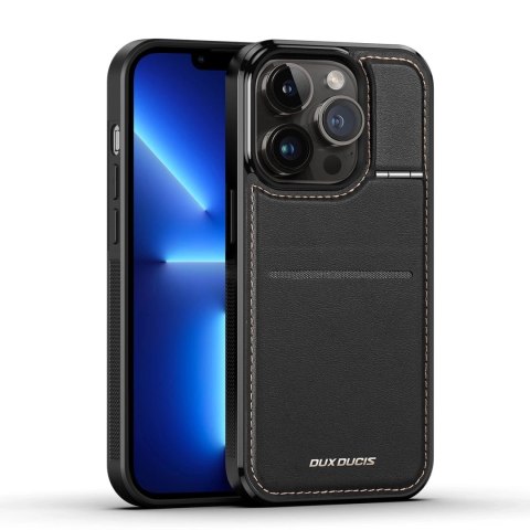Dux Ducis Etui portfel Dux Ducis Rafi Mag z podstawką 3w1 do iPhone 13 Pro z MagSafe i blokadą RFID - czarne Dux Ducis Etui portfel Dux Ducis Rafi Mag z podstawką 3w1 do iPhone 13 Pro z MagSafe i blokadą RFID - czarne