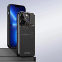 Dux Ducis Etui portfel Dux Ducis Rafi Mag z podstawką 3w1 do iPhone 13 Pro z MagSafe i blokadą RFID - czarne