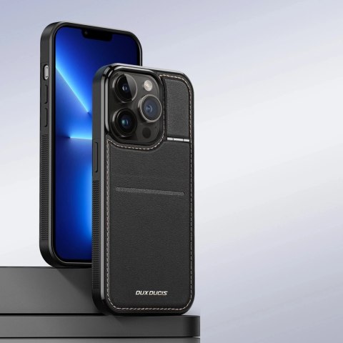Dux Ducis Etui portfel Dux Ducis Rafi Mag z podstawką 3w1 do iPhone 13 Pro z MagSafe i blokadą RFID - czarne Dux Ducis Etui portfel Dux Ducis Rafi Mag z podstawką 3w1 do iPhone 13 Pro z MagSafe i blokadą RFID - czarne