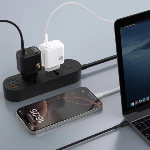 Dudao Ładowarka sieciowa Czarna Dudao A28 GaN 45W USB-C | Szybkie ładowanie Dudao Ładowarka sieciowa Czarna Dudao A28 GaN 45W USB-C | Szybkie ładowanie