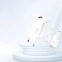 Dudao Ładowarka sieciowa Dudao A23 2.4A USB-A | Szybkie ładowanie | Biała