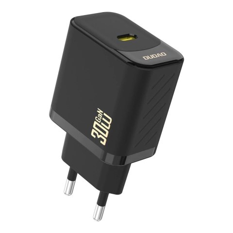 Dudao Ładowarka sieciowa Dudao A27P Czarna USB-C 30W GaN | Kompaktowa i Wydajna