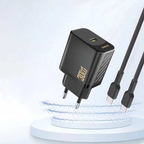 Dudao Ładowarka sieciowa Dudao A27P Czarna USB-C 30W GaN | Kompaktowa i Wydajna Dudao Ładowarka sieciowa Dudao A27P Czarna USB-C 30W GaN | Kompaktowa i Wydajna