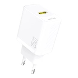 Dudao Ładowarka sieciowa Dudao A27S 25W GaN USB-A | Szybkie ładowanie QC 3.0 - Biała