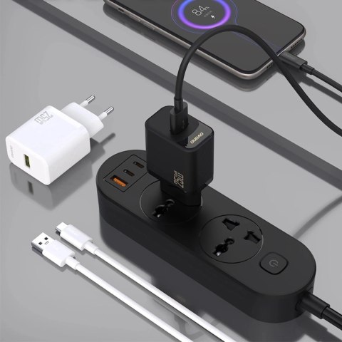 Dudao Ładowarka sieciowa Dudao A27S 25W GaN USB-A | Szybkie ładowanie QC 3.0 - Biała Dudao Ładowarka sieciowa Dudao A27S 25W GaN USB-A | Szybkie ładowanie QC 3.0 - Biała