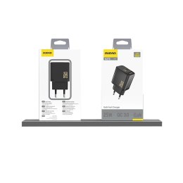 Dudao Ładowarka sieciowa Dudao A27S 25W GaN USB-A | Szybkie ładowanie QC 3.0 - Czarna
