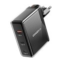 Essager Ładowarka sieciowa, Essager 100W GaN, USB-A, 2xUSB-C, szybkie ładowanie