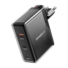 Essager Ładowarka sieciowa, Essager 100W GaN, USB-A, 2xUSB-C, szybkie ładowanie