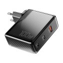 Essager Ładowarka sieciowa, Essager 100W GaN, USB-A, 2xUSB-C, szybkie ładowanie
