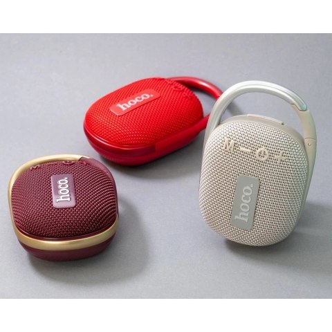 Hoco Głośnik Bluetooth HOCO HC17 Przenośny z Karabińczykiem Bordowy 5W Hoco Głośnik Bluetooth HOCO HC17 Przenośny z Karabińczykiem Bordowy 5W