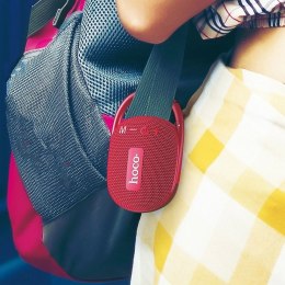 Hoco Głośnik Bluetooth HOCO HC17 Przenośny z Karabińczykiem Czerwony 5W