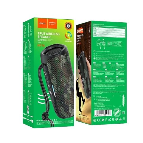 Hoco HOCO HC16 Głośnik Bluetooth 2x5W Moro FM USB AUX TF Hoco HOCO HC16 Głośnik Bluetooth 2x5W Moro FM USB AUX TF