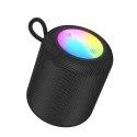 Hoco HOCO HC30 Głośnik Bluetooth 5W RGB LED Czarny Przenośny